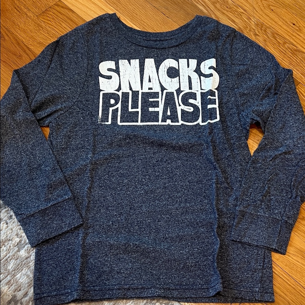 Original Retro Brand Kids Navy Graphic Long Sleeve Tee